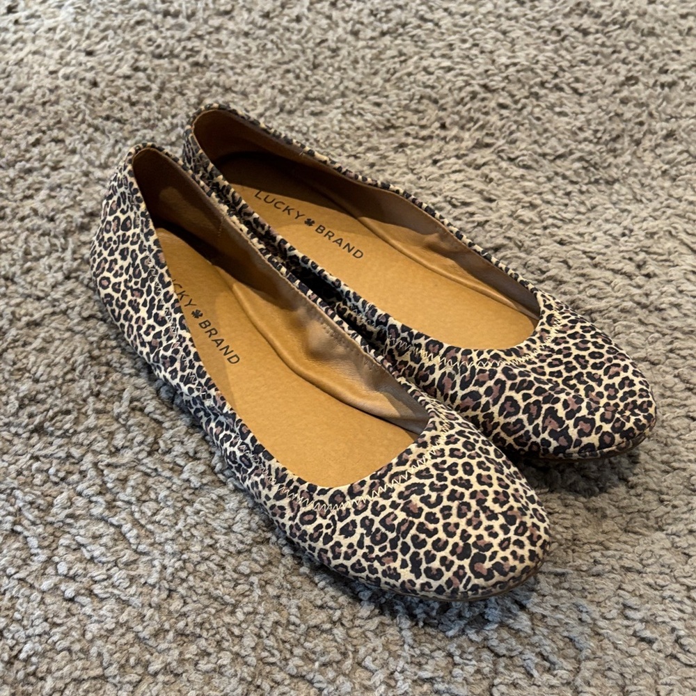 Lucky Brand Cheetah Flats